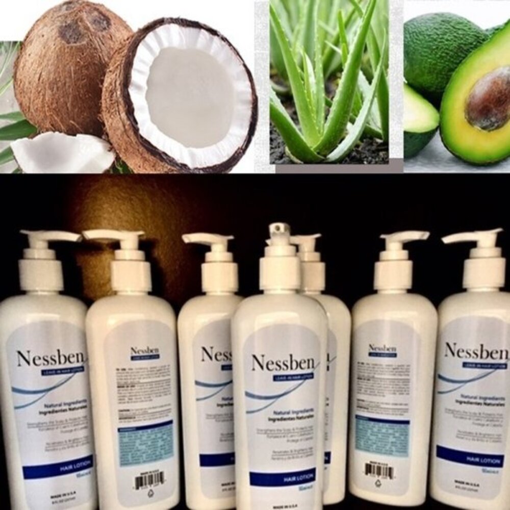 USA Unisex Extra Strength Hair Natural Lotion 1 bottle 8 oz supply x 1 month‎